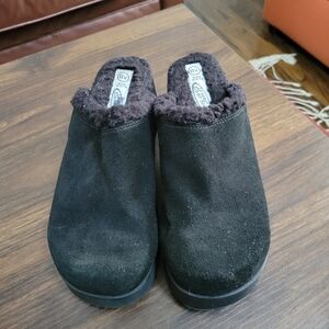 Lower East Side Clogs Black Women's Size 8W Y2K Goth Chunky 90s Vintage